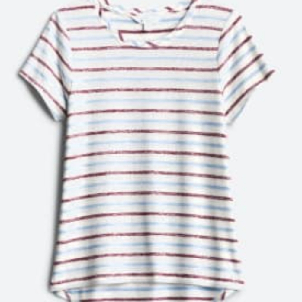 Stripped knit top